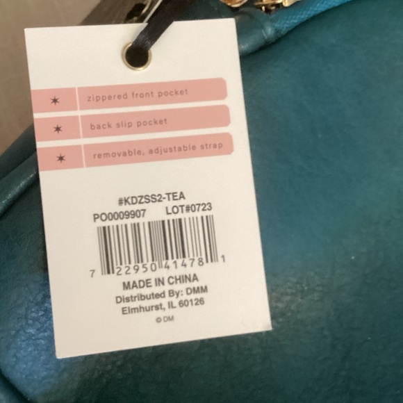 Kedzie Teal Crossbody Bag - Picture 3 of 8